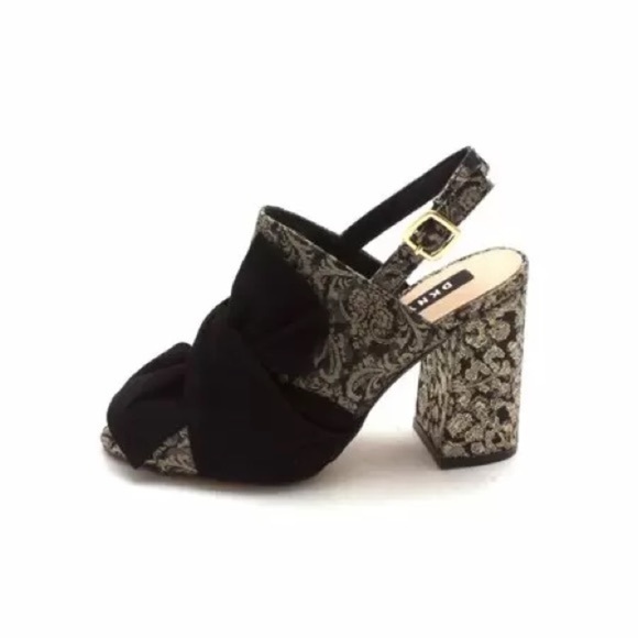 New DKNY Women’s Ferry Open Toe Slingback Shoes - Picture 2 of 2